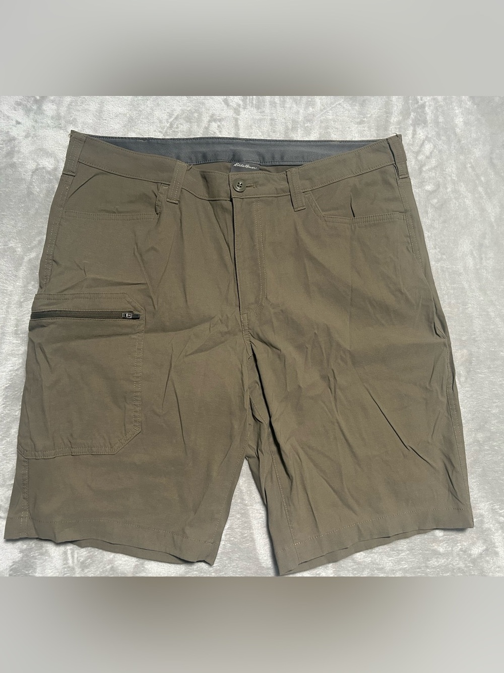 Eddie Bauer Nylon Hiking Outdoor Shorts Men’s 36 Olive Green
